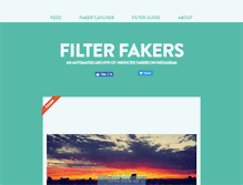 Tablet Screenshot of filterfakers.com